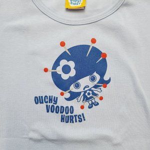Vintage Oopsy Daisy Tshirt, Ouchy Voodoo Hurts, Womens, Blue, Large